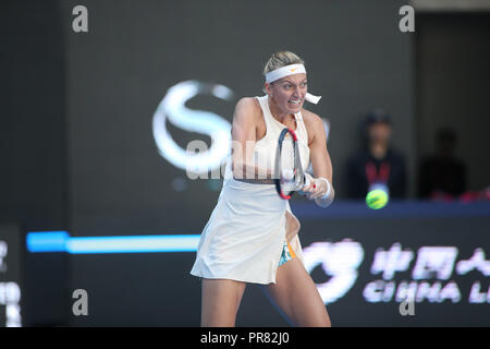 Beijing, Beijing, Chine. Sep 29, 2018. Beijing, Chine-joueur de tennis professionnel australien Alexeyevna Daria Gavrilova bat Petra Kvitova 2-0 Open de Chine à Beijing, Chine en 2018. Crédit : SIPA Asie/ZUMA/Alamy Fil Live News Banque D'Images