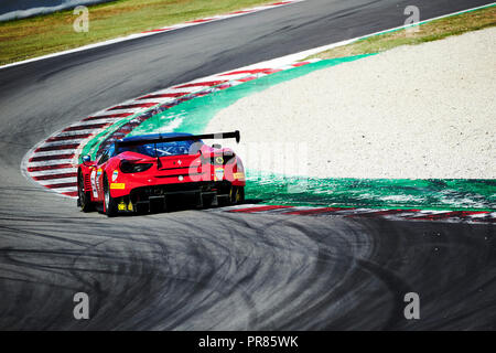 Circuit de Barcelona-Catalunya, Barcelone, Espagne. Sep 30, 2018. Le Festival de la vitesse de Barcelone ; Angelique Detavernier de l'équipe AF Corse pendant la Blancpain GT Sports Club de race : l'action de Crédit Plus Sport/Alamy Live News Banque D'Images