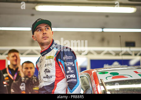Longfield, Kent, UK, 30 septembre 2018. Pilote de course BTCC Tom Ingram et Speedworks Motorsport lors de la Dunlop MSA British Touring Car Championship à Brands Hatch, Grand Prix. Photo par Gergo Toth / Alamy Live News Banque D'Images