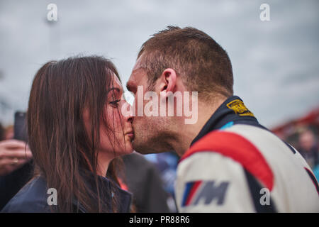 Longfield, Kent, UK, 30 septembre 2018. Pilote de course BTCC Colin Turkington au cours de la Dunlop MSA British Touring Car Championship à Brands Hatch, Grand Prix. Photo par Gergo Toth / Alamy Live News Banque D'Images
