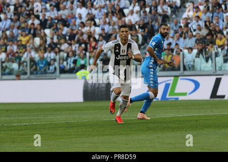 Torino, Italie. Sep 29, 2018. Le 29 septembre 2018 à Turin au stade Allianz Juventus beat accueil Napoli. Crédit : Fabio Sasso/Pacific Press/Alamy Live News Banque D'Images