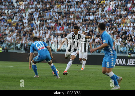Torino, Italie. Sep 29, 2018. Le 29 septembre 2018 à Turin au stade Allianz Juventus beat accueil Napoli. Crédit : Fabio Sasso/Pacific Press/Alamy Live News Banque D'Images