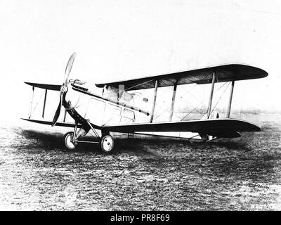 1921 - Airco (DEH) un moteur Napier Lion ; pilote et 8 passagers ; vitesse 114 m.p.h., nouveau type d'utilisation sur le service, d'abord de Londres-paris ce modèle maintenant en voie d'achèvement. Banque D'Images