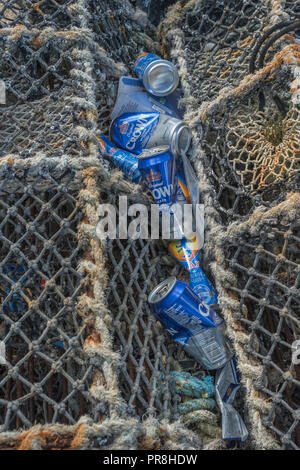 Scènes du port autour de Newquay, Cornwall Banque D'Images