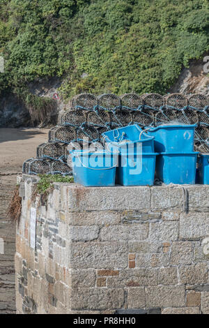 Scènes du port autour de Newquay, Cornwall Banque D'Images