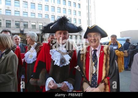 Alan Titchmarsh premier mouton drice 30/9/2018 Banque D'Images