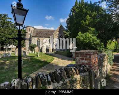 Nicholas' church, Fyfield, Oxfordshire, UK Banque D'Images