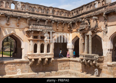 Temple, Hampi, Inde Banque D'Images