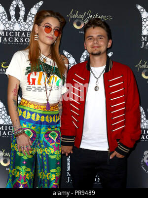 Tapis rouge pour l'Anniversaire de Diamant de Michael Jackson au Mandalay Bay Resort And Casino Las Vegas comprend : Paris Jackson, Prince Jackson Où : Las Vegas, Nevada, United States Quand : 29 août 2018 Credit : Judy Eddy/WENN.com Banque D'Images