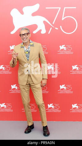 75e Festival du Film de Venise internationale - "La Montagne" - Photocall avec : Jeff Goldblum Où : Venise, Italie Quand : 30 Aug 2018 Credit : WENN.com Banque D'Images