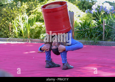 Lugano, Suisse - 15 juillet 2016 - comédien Barto au Buskers Festival à Lugano, Suisse Banque D'Images