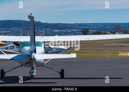 Ouvert en 1942 l'aéroport de Bathurst en tenant plus des avions de la Base aérienne de Richmond, c'est aujourd'hui utilisé par Regional Air Express et corsaires locaux Banque D'Images