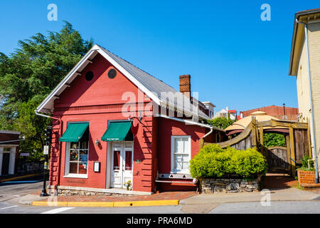 Restaurant Red Hen, 11 East Washington Street, Lexington, Virginia Banque D'Images