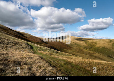 Cap Sud l'arrière Fells Sedbergh, Yorkshire Dales National Park, Royaume-Uni. Banque D'Images