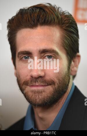 New York, NY, USA. Sep 30, 2018. Jake Gyllenhaal aux arrivées pour 56e Festival du Film de New York une traînée de dépistage, le Lincoln Center, New York, NY Le 30 septembre, 2018. Credit : Everett Collection Inc/Alamy Live News Banque D'Images