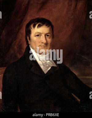 John Wesley Jarvis, John Jacob Astor, vers 1825, huile sur toile, National Portrait Gallery, Washington, D.C., USA. Banque D'Images