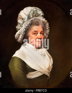 Joseph Wright, Portrait de madame Anthony Greatorex 1734-1797 Huile sur toile, Savannah College of Art and Design, Georgia, USA. Banque D'Images