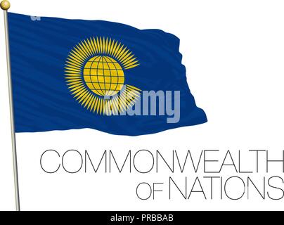 Drapeau du Commonwealth, vector illustration Illustration de Vecteur