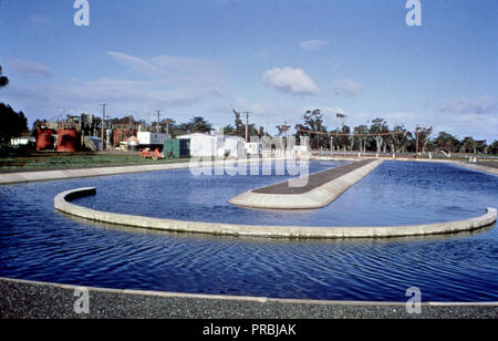 Septembre 1996 - L'eau - installation de traitement de l'eau Banque D'Images