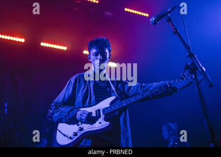 Danemark, copenhague - le 6 décembre 2017. La chanteuse, auteur-compositeur et multi-instrumentiste King Krule effectue un concert live à Vega à Copenhague. (Photo crédit : Gonzales Photo - Kasper Maansson). Banque D'Images