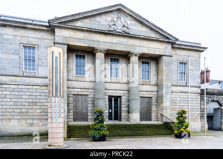 Monaghan Court House, Monaghan Town, comté de Cavan, en Irlande. Banque D'Images