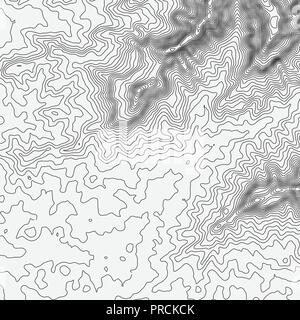 Concept de fond de carte topographique avec espace pour votre copie. L'arrière-plan contour topo, vector illustration Illustration de Vecteur