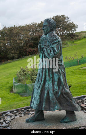 Statue de Sir William Hillary, 1 baronnet, auteur, philanthrope et fondateur de la Royal National Lifeboat Institution. Banque D'Images