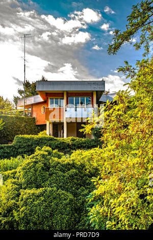 Italie Piémont Italie Ivrea Musée ouvert Villa Olivetti Cappellaro Banque D'Images