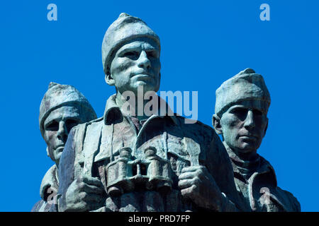 Monument de commando, Spean Bridge, près de Fort William, région des Highlands, en Écosse, Royaume-Uni Banque D'Images