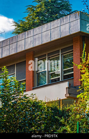 Italie Piémont Italie Ivrea Musée ouvert Olivetti unités résidentielles Banque D'Images