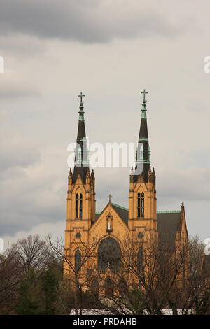 Église catholique de St. Andrews à Roanoke, Virginie, États-Unis Banque D'Images