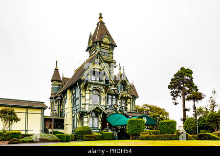 Le Carson Mansion maintenant l'Ingomar club dans Eureka sur la côte nord de la Californie Banque D'Images