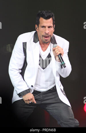 Danny Wood avec de nouveaux enfants sur le bloc se produit en concert à la BB & T Centre à Sunrise, en Floride le 22 juin 2013. Banque D'Images