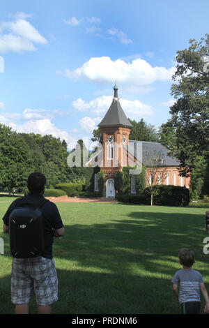 Lee Chapel sur le campus de Washington et Lee University à Lexington, Virginie, États-Unis Banque D'Images