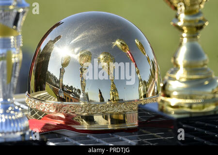 Pardubice, République tchèque. Sep 30, 2018. Le 70 Casque d'or international speedway course a eu lieu dans la région de Pardubice en Bohême de l'Est, la République tchèque, le dimanche, 30 Septembre, 2018. Photo : CTK Josef Vostarek/Photo/Alamy Live News Banque D'Images