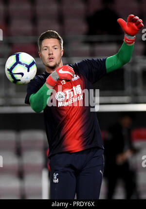 Bournemouth, Royaume-Uni. 1 octobre 2018. Wayne Hennessey de Crystal Palace - AFC Bournemouth v Crystal Palace, Premier League, stade de vitalité, Bournemouth - 1er octobre 2018 UTILISATION ÉDITORIALE STRICTEMENT SEULEMENT - DataCo règles s'appliquent - Pas d'utilisation non autorisée avec l'audio, vidéo, données, listes de luminaire, club ou la Ligue de logos ou services 'live'. En ligne De-match utilisation limitée à 75 images, aucune émulation. Aucune utilisation de pari, de jeux ou d'un club ou la ligue/dvd publications. Crédit : Richard Calver/Alamy Live News Banque D'Images