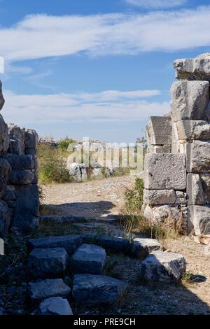 Daorson, vestiges de l'acropole de l'ancienne ville d'Illyrian dans le sud de la Bosnie et Herzégovine Banque D'Images