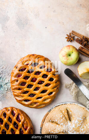 Tarte aux petits fruits délicieux Banque D'Images