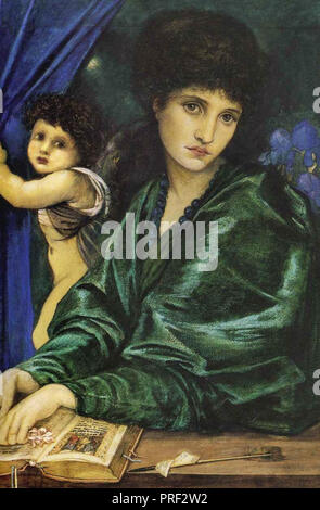 Burne-Jones Edward Coley - Portrait de Maria Zambaco 1 Banque D'Images