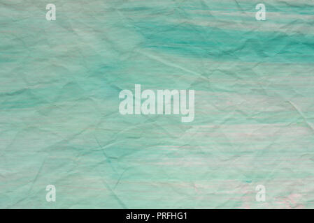 Texture de fond couleur turquoise peint sur fond de papier recyclé Banque D'Images