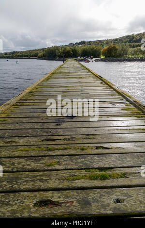 Port Glasgow Ecosse Bâtiments & Clyde Coast Banque D'Images