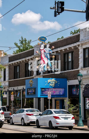 Blueberry Hill restaurant et un club de musique, Delmar Loop, St Louis, Missouri, USA Banque D'Images