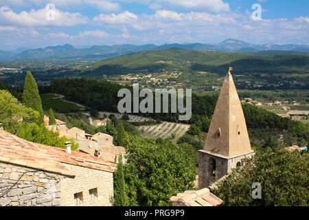 Village de Crestet dans la Provence en France Banque D'Images