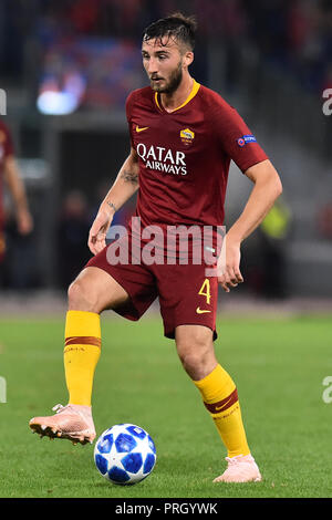 Rome, Italie. 06Th Oct, 2018. Deuxième tour de la Ligue des Champions de Rome-Plzen-Olimpic Stadium-Rome vs Viktoria 02-10-2018 dans l'image Bryan Cristante Photographe01 Photo Credit : agence photo indépendante/Alamy Live News Banque D'Images