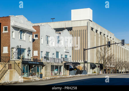 Local commercial au centre-ville de Clayton Banque D'Images