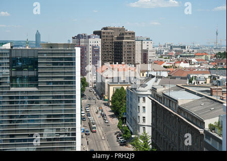 Wien, Blick in die Hintere Zollamtstraße Banque D'Images