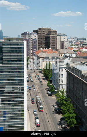 Wien, Blick in die Hintere Zollamtstraße Banque D'Images