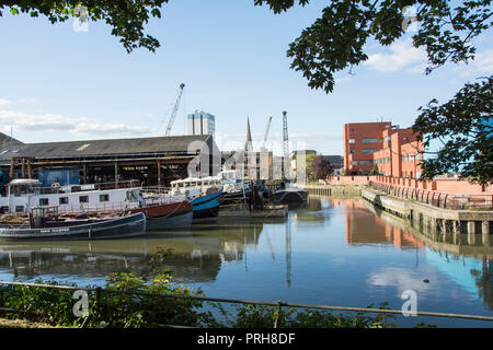 Brentford Dock, Brentford, Hounslow, Middlesex, Royaume-Uni Banque D'Images