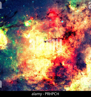 Planètes, étoiles et galaxies dans l'espace extra-atmosphérique. Éléments fournis par la NASA. Banque D'Images