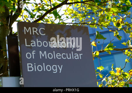 MRC Laboratory of Molecular Biology, Cambridge, Angleterre campus biomédical Banque D'Images